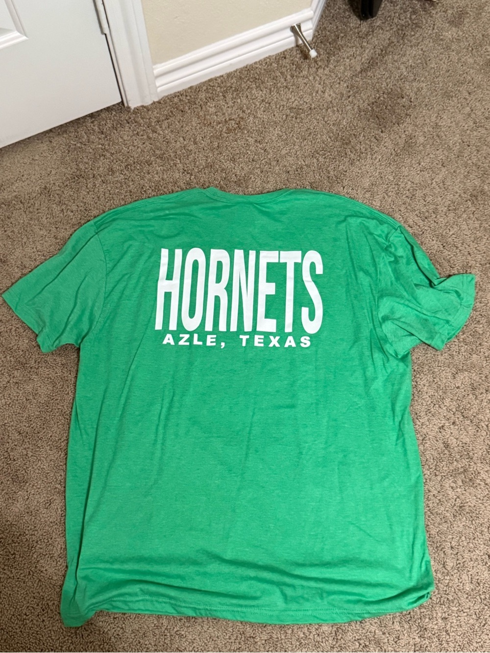 Hornets Azle Texas Green Graphic Tee